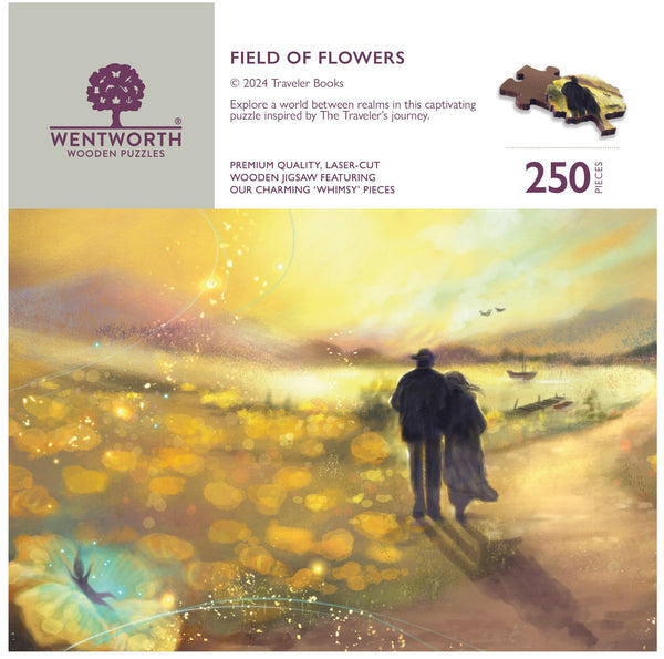 Field of Flowers Puzzle + Book